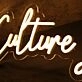 Culture Lash Co Yellow Neon Sign