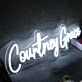 Countney Grace White Neon Sign