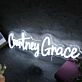 Countney Grace White Neon Sign