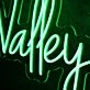 Valley Baby Green Neon Sign