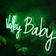 Valley Baby Green Neon Sign