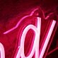 Hanna Red Neon Sign
