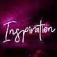 Inspiration Purple Neon Sign