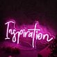 Inspiration Purple Neon Sign