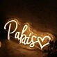 Pabis Yellow Neon Sign