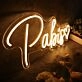 Pabis Yellow Neon Sign