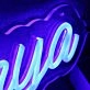 Krshnaprya Blue Neon Sign