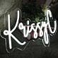 Krissy C White Neon Sign