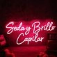 Seday Brillo Capilar Red Neon Sign