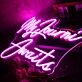 My Journi Awaits Pink Neon Sign