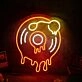 Melting Record LED Neon Sign