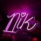 Nik Pink Neon Sign