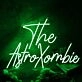 The Astro Xombie Green Neon Sign