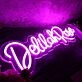 Delilah Rose Purple Neon Sign