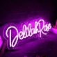 Delilah Rose Purple Neon Sign