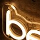 Be Kind Yellow Neon Sign