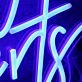 Chicaliyah Desserts Blue Neon Sign