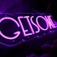 GETSOME Purple Neon Sign