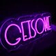 GETSOME Purple Neon Sign