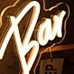 Lash And Wax Bar Yellow Neon Sign