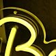 Bee Happy Yellow Neon Sign