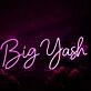 Big Yash Pink Neon Sign