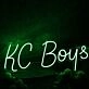 KC Boys Green Neon Sign