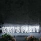 Kikis Party White Neon Sign