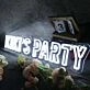 Kikis Party White Neon Sign