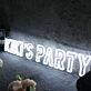 Kikis Party White Neon Sign