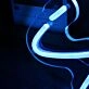 I am 1234 Blue Neon Sign