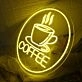 Yellow Coffee Neon Sign