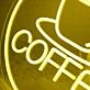 Yellow Coffee Neon Sign
