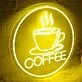 Yellow Coffee Neon Sign