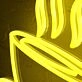 Yellow Coffee Neon Sign