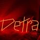 Detra Red Neon Sign