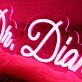 Dr Diana Novo Red Neon Sign