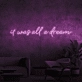 It was all a dream Neon Sign