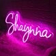 Shaynna Pink Neon Sign