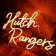 Hutch Rangers Orange Neon Sign