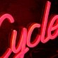 BCC Blake Custom Cycle Orange Neon Sign