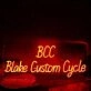BCC Blake Custom Cycle Orange Neon Sign