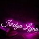 Jordyn Lynn Pink Neon Sign