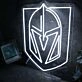 Knight Helmet White Neon Sign