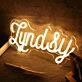 Lyndsy Yellow Neon Sign