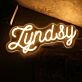 Lyndsy Yellow Neon Sign