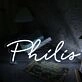 Philis White Neon Sign