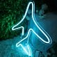 Aesthetic Blue Neon Sign