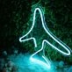 Aesthetic Blue Neon Sign