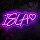 ISlA Purple Neon Sign